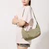 Bolso Cruzado Ligero de Moda para Mujer, Estilo Japonés Ins Casual Simple para el Trabajo, Bolso de Hombro Tipo Bollo de Moda de Gama Alta