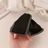 Grampo de Cabelo Tibia de Tubarão com Laço de Cetim de Alta Qualidade para Parte de Trás da Cabeça Grampo de Cabelo com Diamante All-match Temperamento Acessórios de Cabelo Grampo de Cabelo