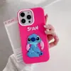 Funda de Silicona Estéreo 3D de Stitch para Teléfono Móvil Adecuada para Iphone1716Promax Cubierta Protectora Anticaídas