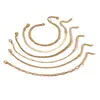 Traje Transfronterizo Europeo y Americano Joyería Moda Simple Minimalista Pulsera de Cadena Metálica Nueva Combinación de Aleación Joyería Venta Caliente