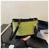 Bolso Versátil de Nicho Estilo Coreano para Mujer 2025 Otoño e Invierno Nuevo Gamuza Patrón de Rombo Casual Bolso de Hombro Cruzado Hobo