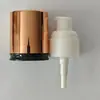 Bomba de Polvo de Doble Capa de 20 Dientes, Tapa Exterior de Cúpula con Falda Electroplateada, Boquilla de Spray, Cabezal de Bomba de Presión para Loción