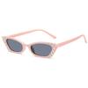 GLAZZY nueva moda transfronteriza europea y americana gafas de gato con incrustaciones de diamantes gafas de sol multicolor montura pequeña fiesta de graduación hip-hop gafas de sol para damas