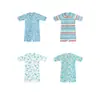 Traje de baño de una pieza para niños de 0 a 8 años, estampado oceánico, resistente al cloro, alta elasticidad, traje de baño para bebé, traje de baño para aguas termales, admite personalización