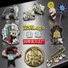 Insignias de metal personalizadas, broches, insignias, manualidades, accesorios, proceso de impresión en laca, regalos de empresa DIY, branding
