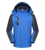 Chaqueta exterior tres en uno con impresión de logotipo personalizado, engrosada y forrada de polar, ropa de trabajo corporativa para hombres, chaqueta cortavientos al por mayor