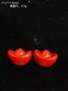 Accesorios de Arena Roja, Cuentas Hechas a Mano de Alta Calidad para DIY, Cuentas para Pulsera de Cinabrio Genuino, Accesorios Pequeños, Cuentas Sueltas al por Mayor