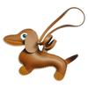 Nuevo y lindo colgante de bolso con forma de perro salchicha de dibujos animados, con forma de animal, para cachorro, decoración colgante, regalo