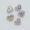 Cadena de Teléfono de Aleación con Cristales de Colores y Lazo, Cuentas Sueltas con Agujero Recto, Colgante DIY, Colgante de Cristal Checo