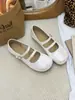 Sapatos Mary Jane estilosos e modernos com uma única tira para mulheres, novo modelo verão 2026, sapatos planos respiráveis retrô versáteis