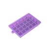 Bandeja de Silicona para Hielo Transfronteriza 15 Cavidades 24 Cavidades Bandeja Cuadrada para Hielo con Tapa Molde para Cubitos de Hielo Caja Doméstica para Hacer Hielo Bandeja de Hielo Fácil de Desmoldar