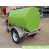 Remolque de Tanque de Agua Personalizado de 1000L, Remolque Pequeño de Tanque Aspersor, Se Puede Usar como Remolque Pequeño de Tanque de Aceite, Remolque de Tanque de Transferencia