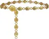 Cadena para la cintura de mujer combinada con un vestido, cadena de cintura personalizada de estilo coreano ovalada a la moda, cadena de cintura personalizada de una pieza para envío directo