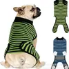 Roupa de Recuperação Respirável de Algodão para Cães para Proteção de Feridas Abdominais Pós-Esterilização, Curativo Cirúrgico para Animais de Estimação Machos e Fêmeas