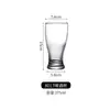 Copo de Vidro para Cerveja Artesanal Trigo em Estoque, Copo Comercial para Suco com Gelo Moído, Copo de Cerveja para Bar Ktv, Copo de Vidro Transparente para Cerveja Artesanal