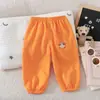 Estilo Novo Primavera e Outono Calças Esportivas de Verão para Crianças Calças Casuais Calças de Moletom para Meninos e Meninas Estilo Coreano Calças para Uso Externo