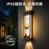 Luzes de parede solares externas, luzes de jardim à prova d'água, luzes para pilares laterais de portões de vilas, luzes de parede externas para varandas
