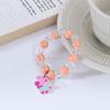 Collar de 3 piezas para niñas lindas, pulsera, moda princesa de Corea del Sur, accesorios para niños, juguetes de dibujos animados, joyería para bebé de 3 años