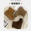Botas de Nieve con Plataforma Interna de Felpa Gruesa de 8 cm para Mujer Invierno 2026 Calientes con Forro de Terciopelo Zapatos Birkenstock Zapatos de Algodón Adelgazantes