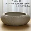 Macetas Cerámicas Creativas Inspiradas en Zen para Plantas Acuáticas, Macetas Hidropónicas Grandes, Recipientes para Lotos, Contenedores de Jardinería para el Hogar para Flores Frescas y Centella Asiática
