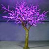 Lámpara de árbol de flor de cerezo creativa, fuente de origen, lámpara de árbol de flor de durazno LED, lámpara decorativa de árbol de flores artificiales LED para exteriores