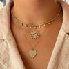 Amazon Explosiones Plata de Ley S925 Diamante Collar de Amor para Mujer Cadena para Suéter de Otoño e Invierno Moda Lujo Ligero Joyería de Gama Alta