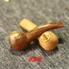 Madeira de Tigre, Sândalo Sangue, Tuia, Madeira para Cachimbo de Sândalo Negro, Madeira Maciça, Feito à Mão, Cachimbo de Tabaco Seco Antigo, Bocal de Cachimbo de Uso Duplo para Homens