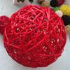 Fabricante Venta al por Mayor Pelota de Takraw Pelota Tejida de Mimbre Pelota Decorativa Colorida Pasillo Centro Comercial Jardín de Niños Pelota de Sauce Adornos Colgantes Decorativos