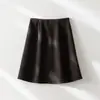 Colección de otoño 2026 casual estilo coreano: falda corta elegante de línea A, que favorece la figura, de cintura alta y estilizante, perfecta para el trabajo y fácil de combinar con cualquier atuendo