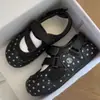 Sandalias Bonitas de Lunares con Suela Gruesa para Aumentar la Altura para Mujer, Nuevos Zapatos Deportivos Casuales Alemanes de Entrenamiento de Otoño 2026, Tenis Blancos