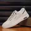 Zapatos Casuales Nuevos para Hombre Primavera Tendencia Combinan con Todo Slip-on Tenis Estilo Británico Escolar Zapatos de Skate