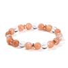 Pulsera de Cristal Blanco Natural 7A, Pulsera Mixta de Piedra Solar de Moda de Lujo Ligero, Exquisita Joyería de Pulsera para Mujer al por Mayor