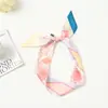 Pañuelo de Seda Pequeño Largo Estrecho Corto para Mujer, Estilo Francés Retro, Primavera y Otoño, Cinta para Atar Bolsos, Diadema, Decoración de Serpentina, Pañuelo Delgado
