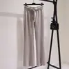 Nuevos Pantalones Casuales de Punto con Tiro Alto, Adelgazantes y Microcampana para Otoño/Invierno 2026 para Hombres y Mujeres, Sueltos, con Caída, Corte Ajustado, Largo hasta el Suelo