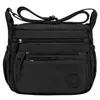 Bolsa de Ombro Transversal Casual Moda Ultra Leve Impermeável com Múltiplos Compartimentos de Tecido de Nylon de Grande Capacidade para Comércio Exterior Transfronteiriço