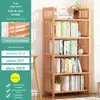 Estante de Livros Prateleira de Armazenamento Multicamadas de Chão para Casa Sala de Estar Estante para Estudantes Escritório Simples Montada na Parede Armazenamento Dormitório