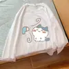 Pijamas de Algodón Puro para Mujer, Primavera y Otoño de Manga Corta, Manga Larga, Pantalones Largos, Verano Cuello Redondo, Usachi