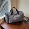 Bolsa de viagem curta de moda luxo leve para mulheres, com compartimentos separados para itens molhados e secos, grande capacidade, à prova d'água e adequada para natação, esportes e fitness