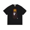 Camiseta BAPE Verão Cabeça de Macaco Macaquinho Camuflagem Manga Curta Gola Redonda Masculina e Feminina Estilo Japonês Tendência