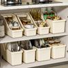 Caja de Almacenamiento de Cocina Doméstica de Gran Capacidad Caja de Almacenamiento para Ollas Japonesas con Polea Gabinete de Almacenamiento Estante de Almacenamiento Multifuncional