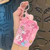 Llavero creativo de dados Sanrio para sacudir, juguete antiestrés, colgante divertido de dibujos animados, decoración para bolso, pequeño regalo exquisito