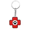 Llavero de Animalitos Doctor Dibujo Animado de Goma Suave PVC Colgante para Maleta Llavero Accesorio DIY Transfronterizo En Stock