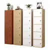 Armário de cinco gavetas para quarto e sala de estar, armário de armazenamento simples de parede, armário de armazenamento de chão estilo nórdico