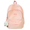 Mochila nueva, elegante y única, de gran capacidad, para estudiantes de secundaria y universidad, mochila sencilla para mujer estilo campus