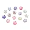 11mm Colorido Mini Pérola ABS Base de Flor de Cinco Pétalas para Pulseiras Artesanais DIY e Acessórios de Corrente de Celular Materiais Atacado