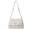 Bolso Tote de Gran Capacidad para Mujer 2024 Nuevo Estilo Coreano Combinable con Todo Bolso de Hombro de Cadena Texturizada Retro Bolso Cruzado