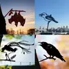 Suministro Transfronterizo de Estación Independiente Silueta de Pájaro Búho Colibrí Pájaro Carpintero Petirrojo Serie Silueta de Pájaro Enchufe para Jardín