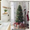 Cortina divisoria con impresión digital, venta al por mayor, cortina de ducha europea y americana, cortina de baño personalizable, cortina de baño impermeable, cortina de bloqueo