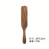Espátula de Madera de Acacia, Espátula, Espátula para Mezclar Cocinar, Juego de Utensilios de Cocina de Teca, Juego de 5 Piezas, Espátula de Madera, Resistente a Altas Temperaturas, Sartén Antiadherente
