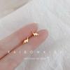 Mini pendientes de dinosaurio para mujer, de plata 925, sencillos y pequeños, para estudiantes, bonitos, nuevos y a la moda, exquisitos.